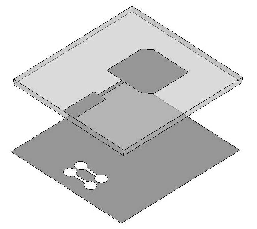 A CIRCULARLY POLARIZED RECTENNA WITH LOW PROFILE FOR WIRELESS POWER TRANSMISSION
