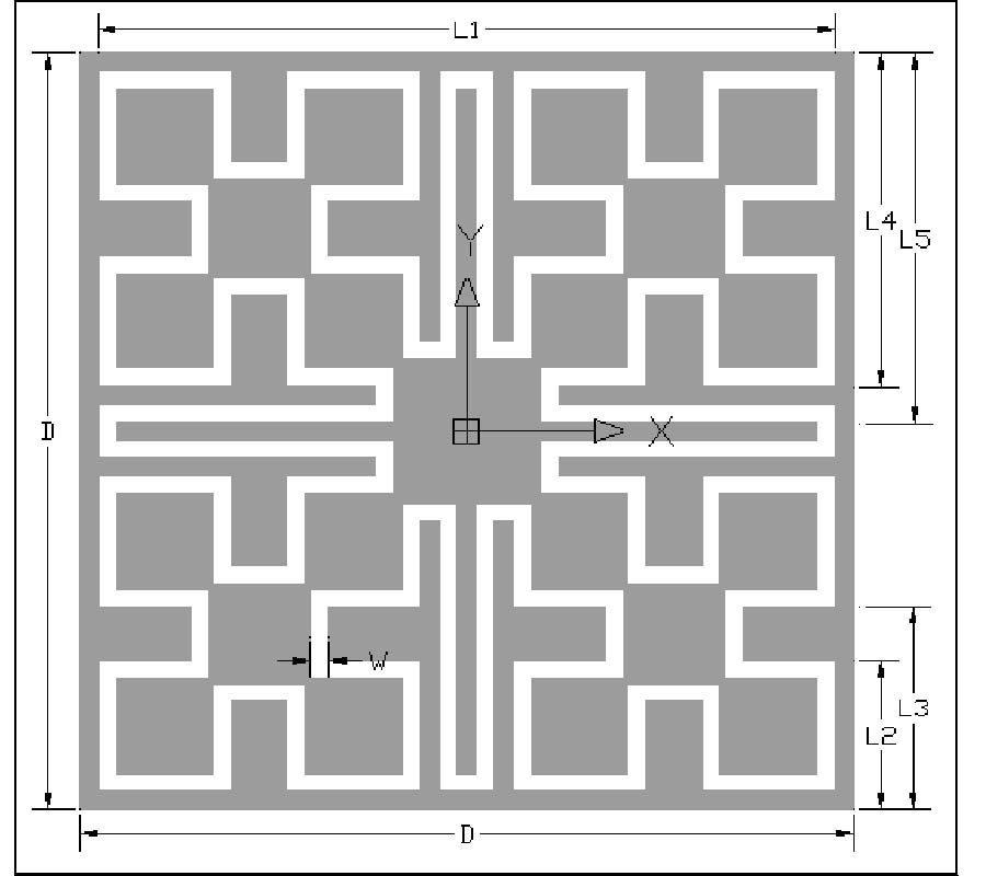 A NEW MINIATURIZED FRACTAL FREQUENCY SELECTIVE SURFACE WITH EXCELLENT ANGULAR STABILITY