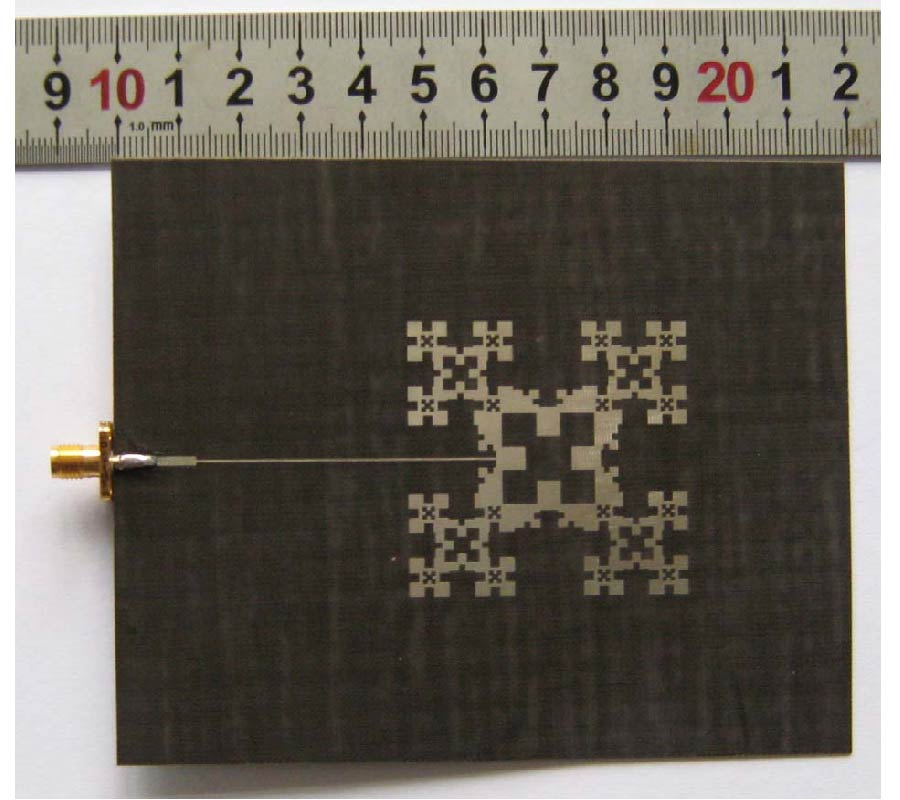A NOVEL SMALL-SIZE SINGLE PATCH MICROSTRIP ANTENNA BASED ON KOCH AND SIERPINSKI FRACTAL-SHAPES