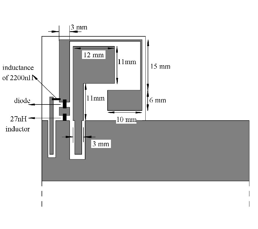 FREQUENCY TUNABLE ANTENNA FOR DIGITAL VIDEO BROADCASTING HAND-HELD APPLICATION
