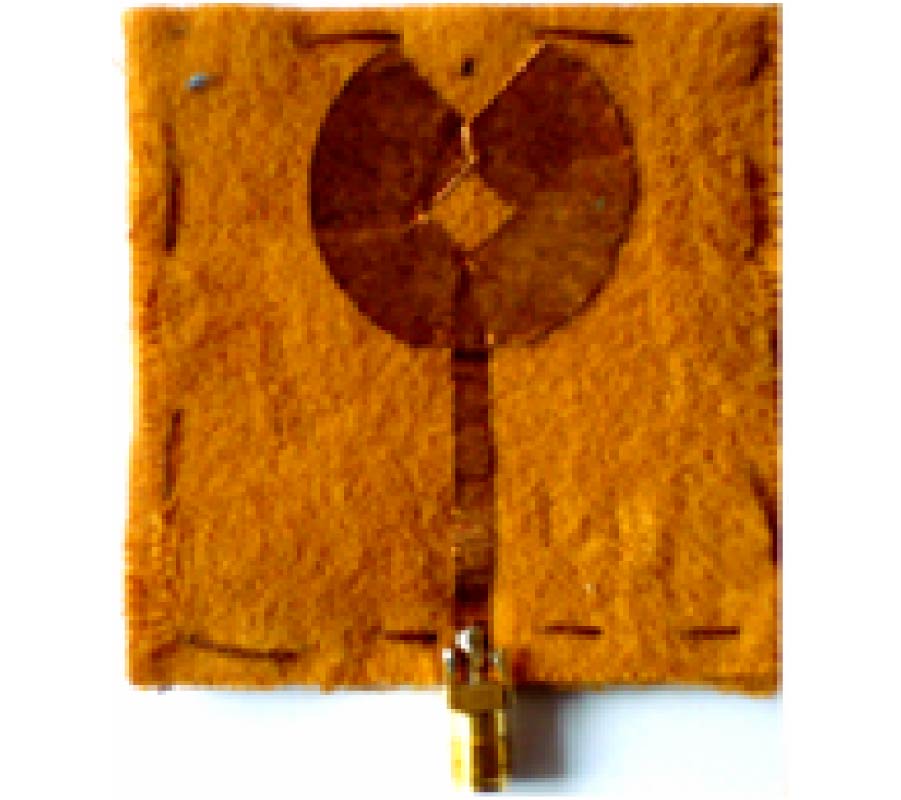 EMBROIDERED FULLY TEXTILE WEARABLE ANTENNA FOR MEDICAL MONITORING APPLICATIONS