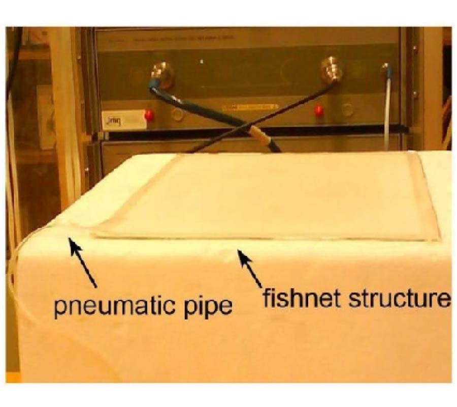 RECONFIGURABLE FISHNET METAMATERIAL USING PNEUMATIC ACTUATION