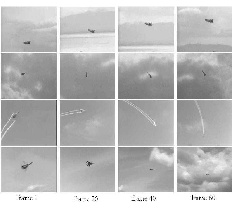 IMAGE SEQUENCE MEASURES FOR AUTOMATIC TARGET TRACKING