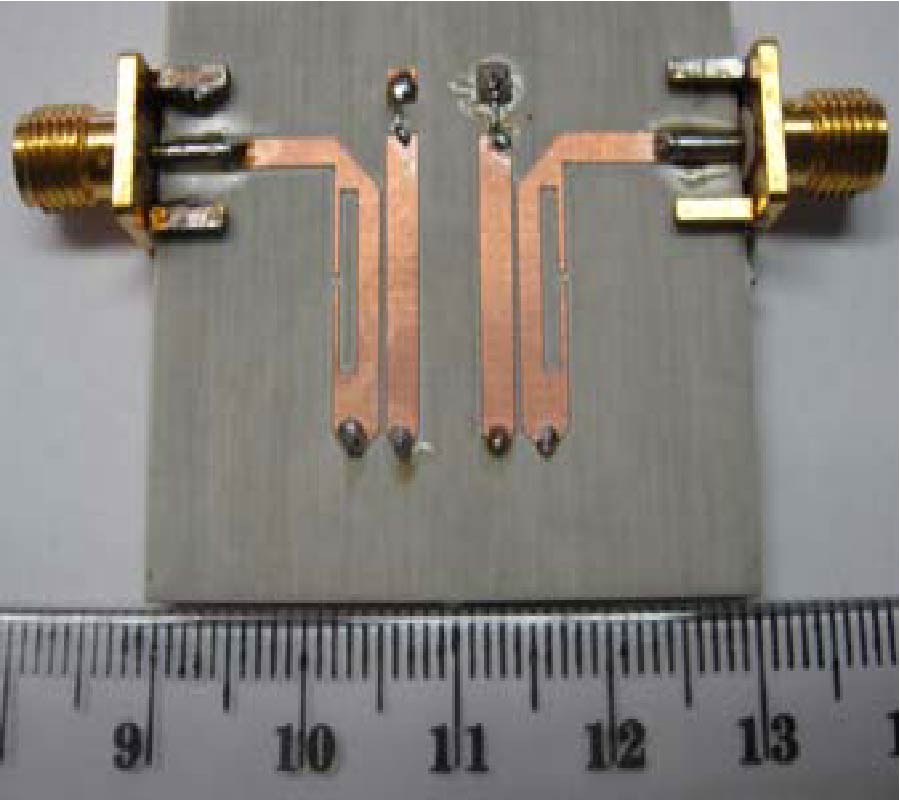 COMPACT REALIZATION OF COMBLINE BANDPASS FILTER INTEGRATED WITH DEFECTED MICROSTRIP STRUCTURE BANDSTOP FILTER