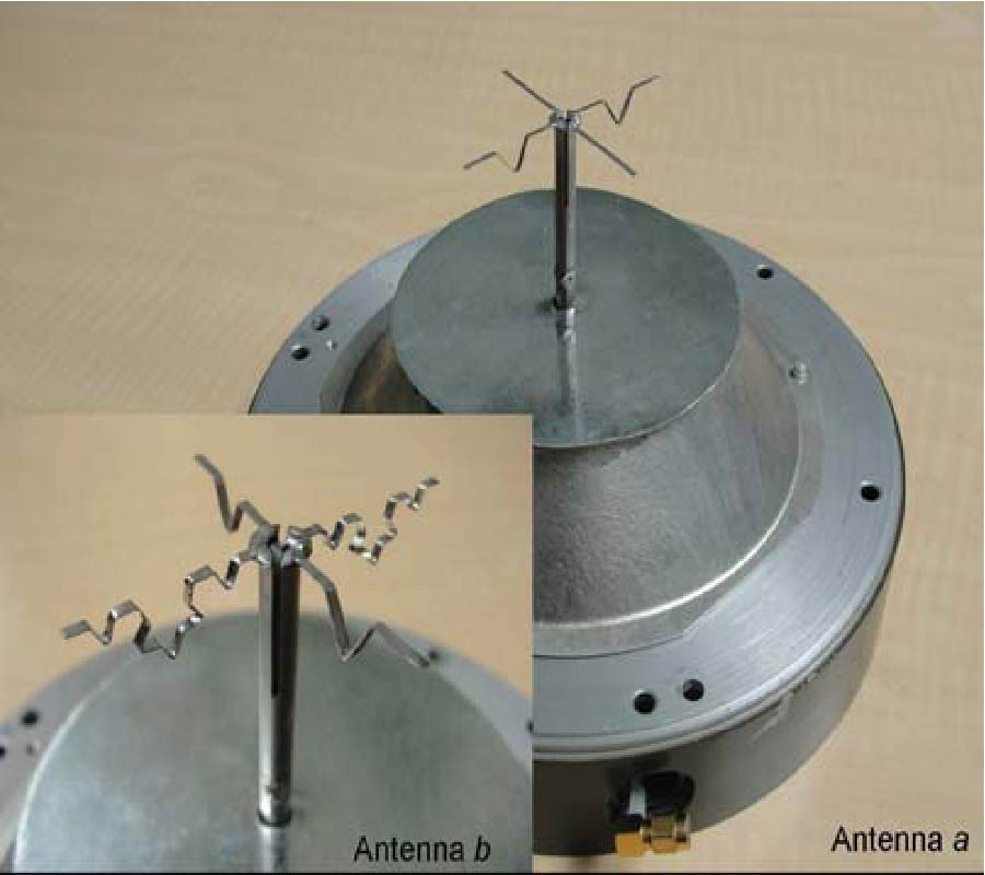 MINIATURIZED CROSSED-DIPOLE CIRCULARLY POLARIZED FRACTAL ANTENNA