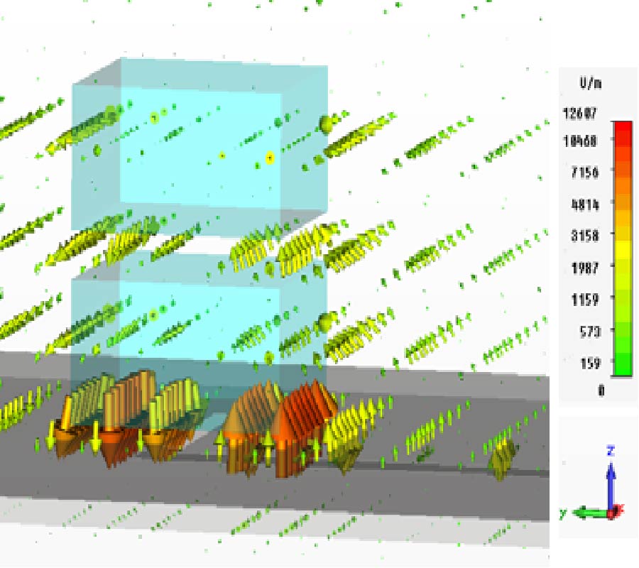 COMPACT WIDEBAND RECTANGULAR DIELECTRIC RESONATOR ANTENNA WITH PARASITIC ELEMENTS AND AIR GAPS