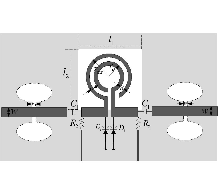 A VARACTOR-TUNED BANDPASS FILTER USING OPEN SPLIT-RING RESONATORS