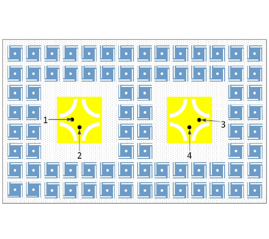 A DUAL-POLARIZED MIMO ANTENNA WITH EBG FOR 5.8 GHZ WLAN APPLICATION