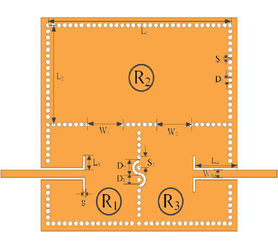 AN SIW QUASI-ELLIPTIC FILTER WITH A CONTROLLABLE BANDWIDTH BASED ON CROSS COUPLING AND DUAL-MODE RESONANCE CAVITY