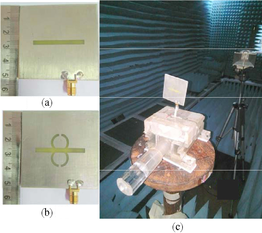 MINIATURIZATION OF MICROSTRIP SLOT ANTENNA USING HIGH REFRACTIVE INDEX METAMATERIAL BASED ON SINGLE RING SPLIT RING RESONATOR