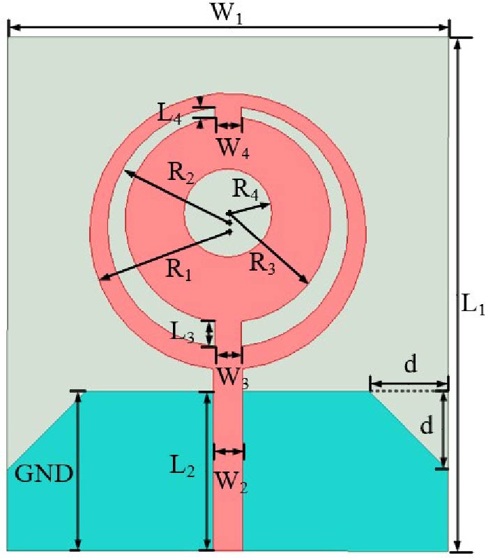 Design of UWB Monopole Antenna with Ring Structure Based on Characteristic Mode Theory