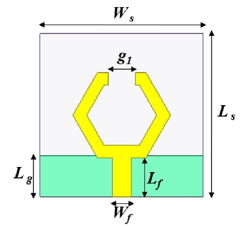 A Novel Conformal Fork-shaped Antenna for X-band Wireless Communications