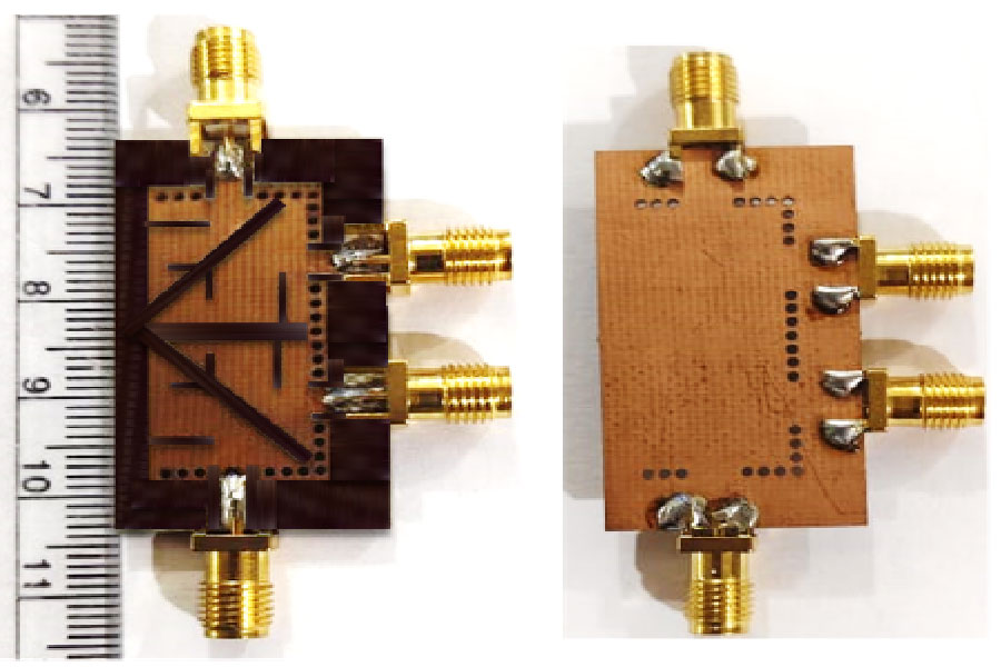 Compact Self-quadplexing EMSIW Antenna with Small Frequency Ratio for C-band Applications
