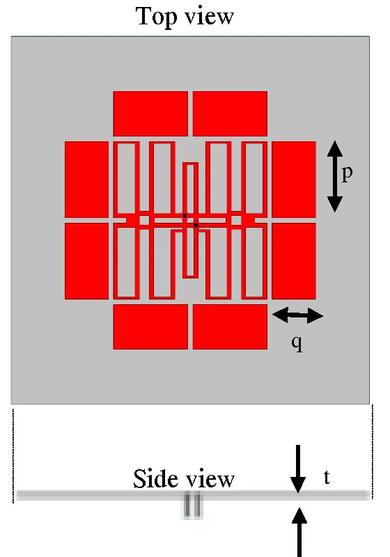 Enhanced Impedance Matching in Microstrip Grid Array Antenna Using Differential-Shifted Feeding and Parasitic Patches