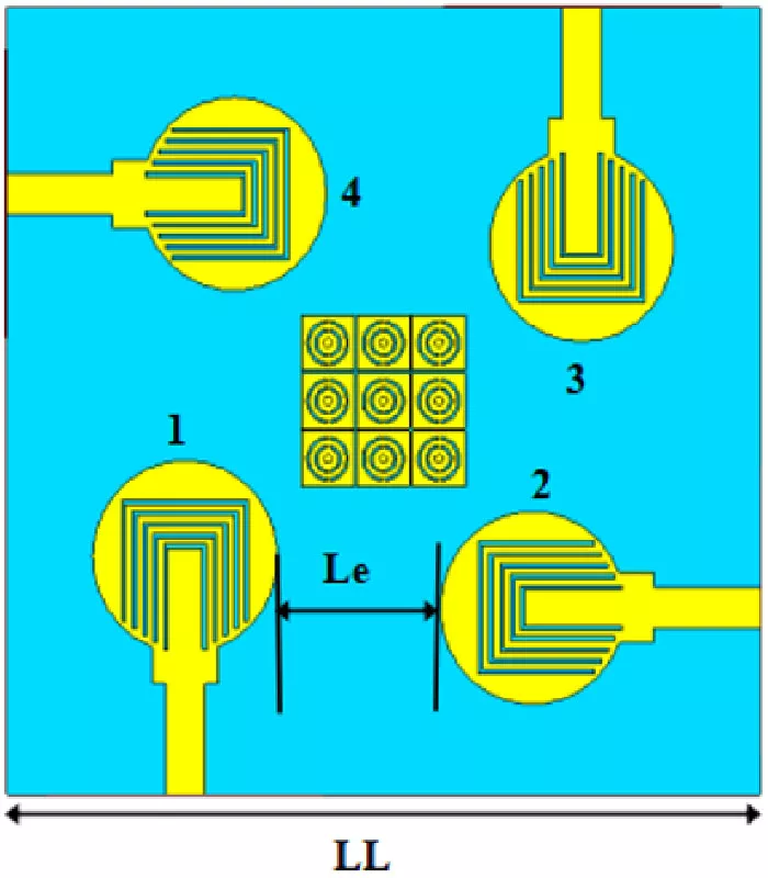 A Miniaturized Highly Isolated Quad-Port Penta-Band-Notched UWB MIMO Antenna Based on EBG Structures