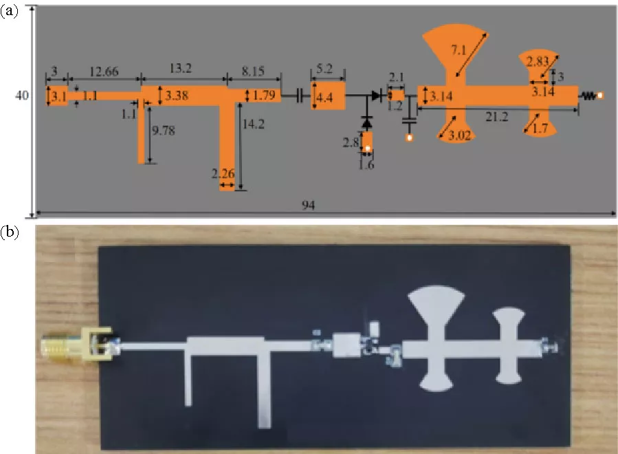 Microstrip Dual-frequency Voltage Doubling Rectifier Circuit
