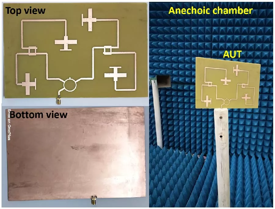 High Gain Circularly Polarized Dual-band Antenna Array Using Hybrid Couplers