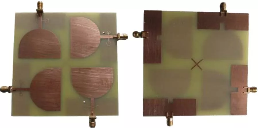 Design of Multi Band Filtering Antenna with Low Mutual Coupling Using Decoupling Network