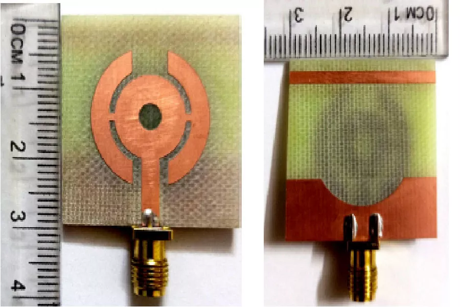 High-Performance Double-Sided Axe-Shaped Antenna Based on DGS with Multi-Band for WiMAX/WLAN/X-Band Applications