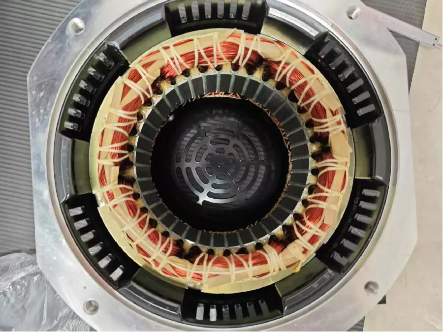 Analysis of Electromagnetic Characteristics and Temperature Field of 6-Pole 36 Slot Permanent Magnet Synchronous Motor with Nonuniform Air Gap