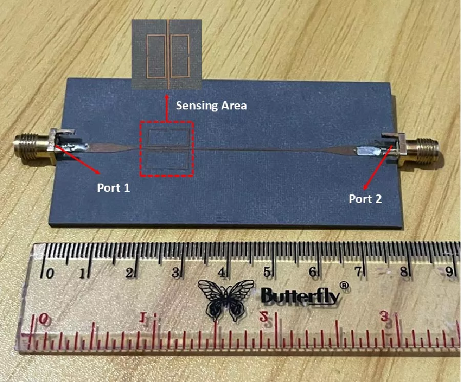 A Dual-Split Ring Resonator Based Microwave Sensor for Simultaneous Permittivity and Permeability Characterization